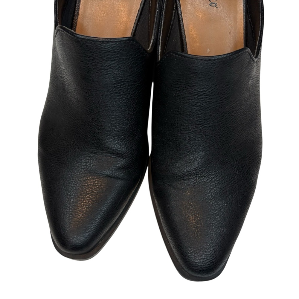 Style & Co Black Leather Block Heel Mules – Size 7.5 - Picture 6 of 9